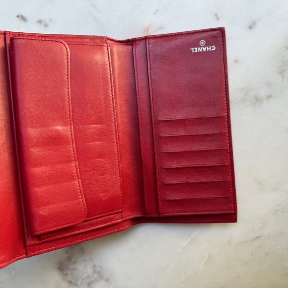 SOLD Chanel Quilted Lambskin Long Wallet - Picture 14 of 16